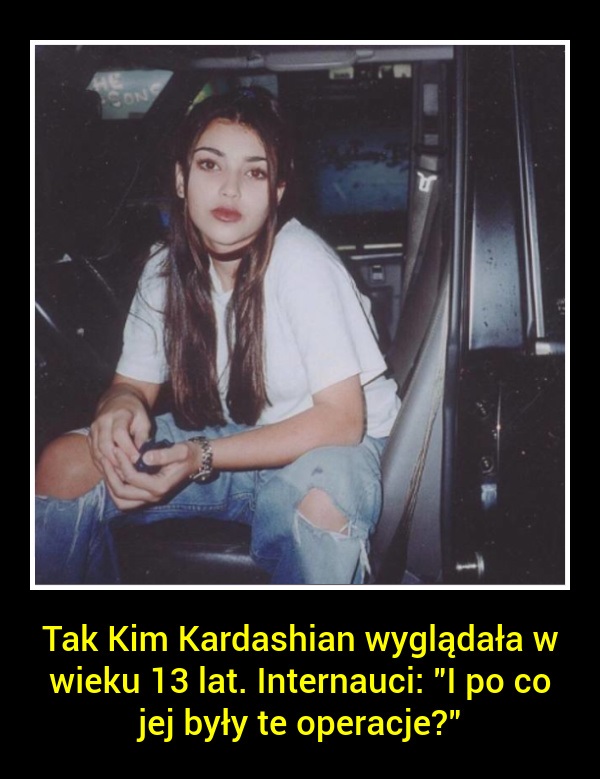 Tak Kim Kardashian wyglądała w wieku 13 lat