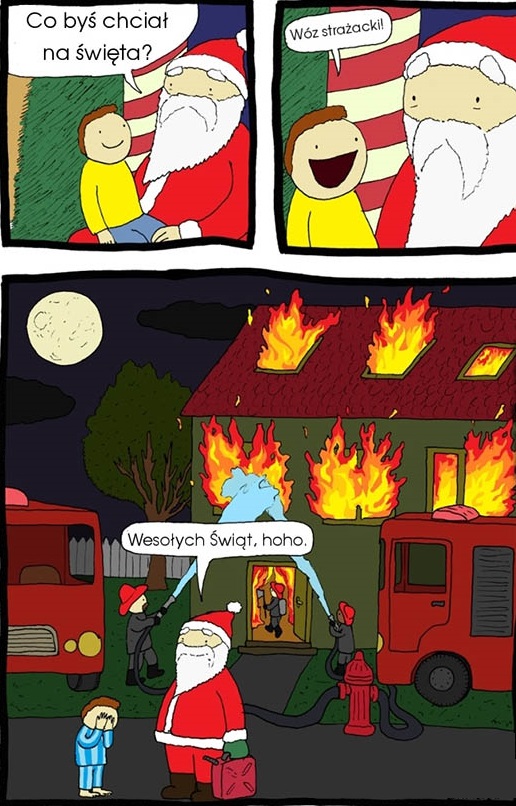 Mikołaj wziął życzenie tego dzieciaka zbyt dosłownie